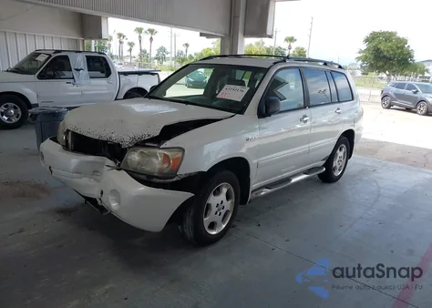 2006 Toyota Highlander Sport V6 из США, поврежденный, VIN JTEEP21A160177553